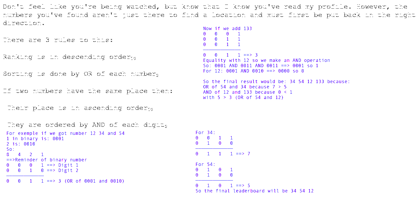 hidden text